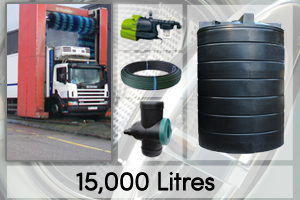 15,000 Litre Commercial Rainwater Harvesting System