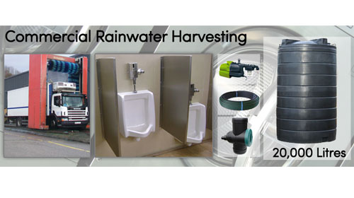 20000 Litre Commercial Rainwater Harvesting System