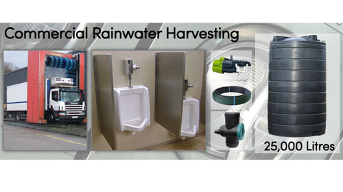 25000 Litre Commercial Rainwater Harvesting System