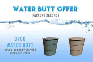 D700 Water Butt special offer - Factory seconds